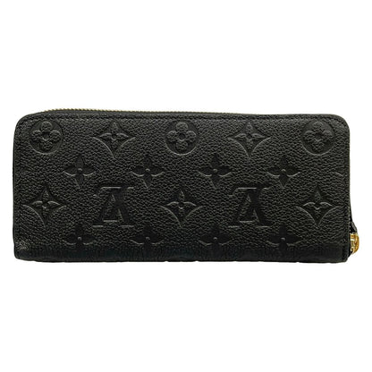 Louis Vuitton Wallet Monogram Empreinte Portefeuille Clemence Noir Leather — view 2