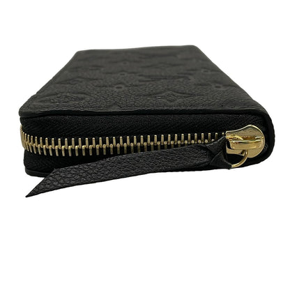 Louis Vuitton Wallet Monogram Empreinte Portefeuille Clemence Noir Leather — view 8