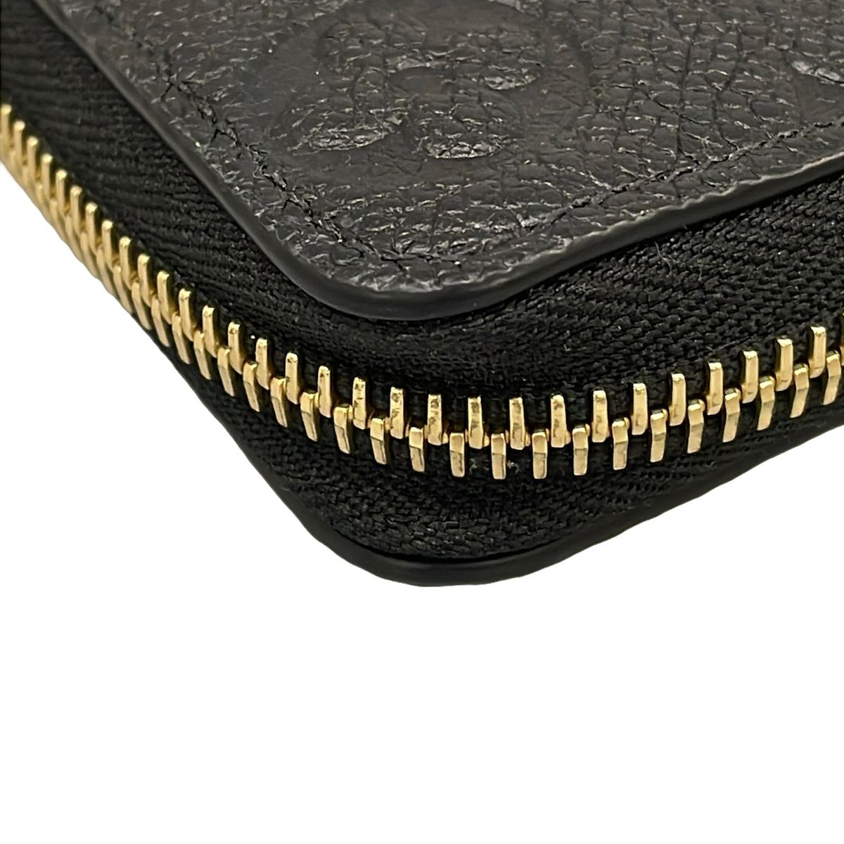 Louis Vuitton Wallet Monogram Empreinte Portefeuille Clemence Noir Leather — view 7