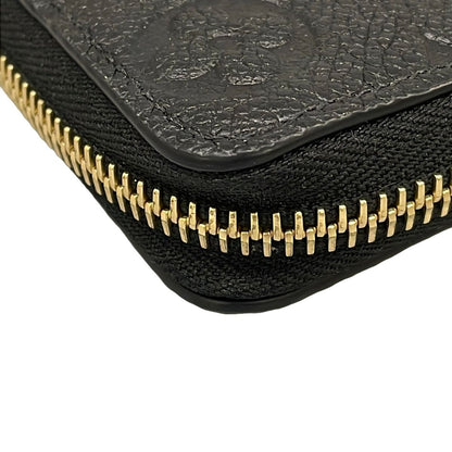 Louis Vuitton Wallet Monogram Empreinte Portefeuille Clemence Noir Leather — view 7
