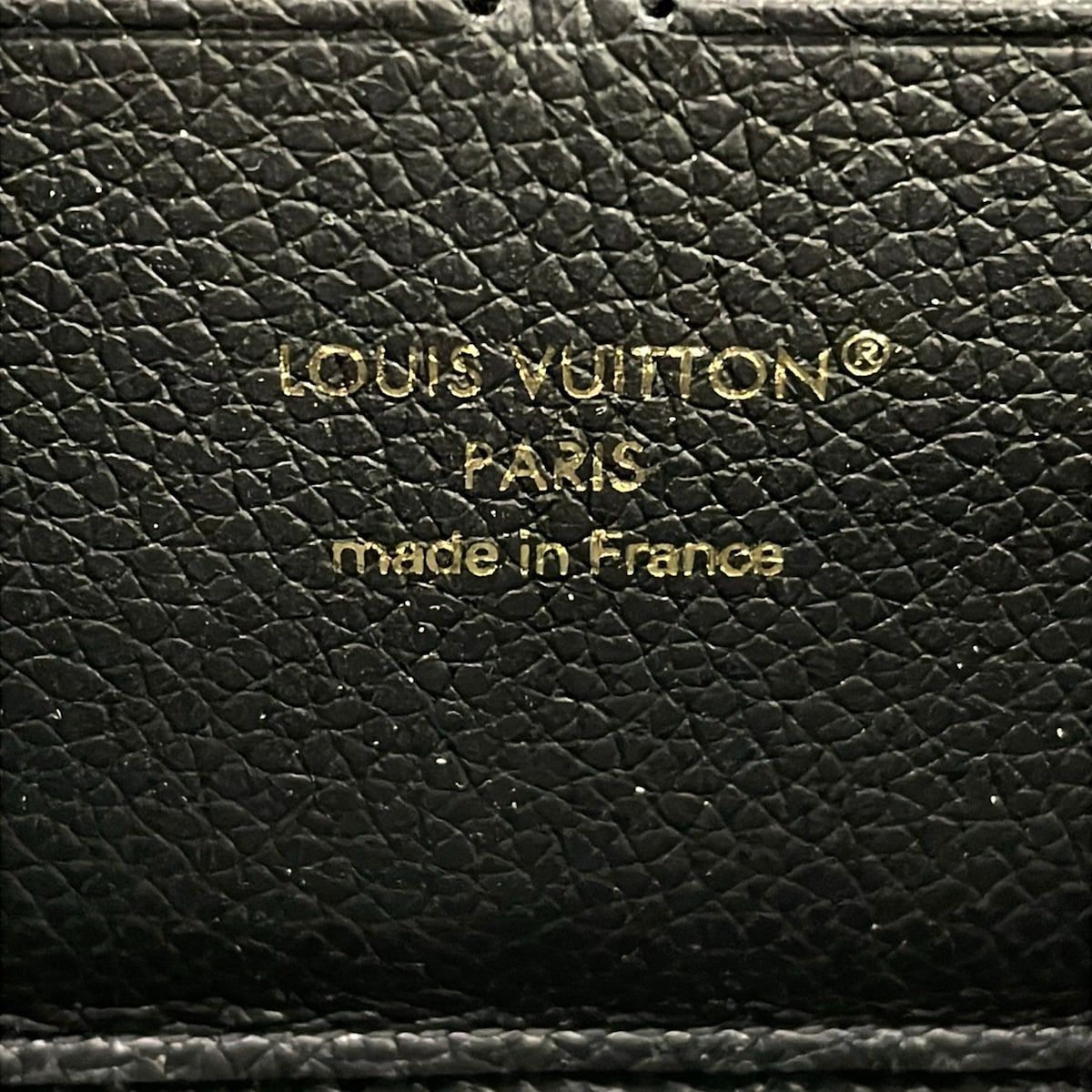 Louis Vuitton Wallet Monogram Empreinte Portefeuille Clemence Noir Leather — view 5