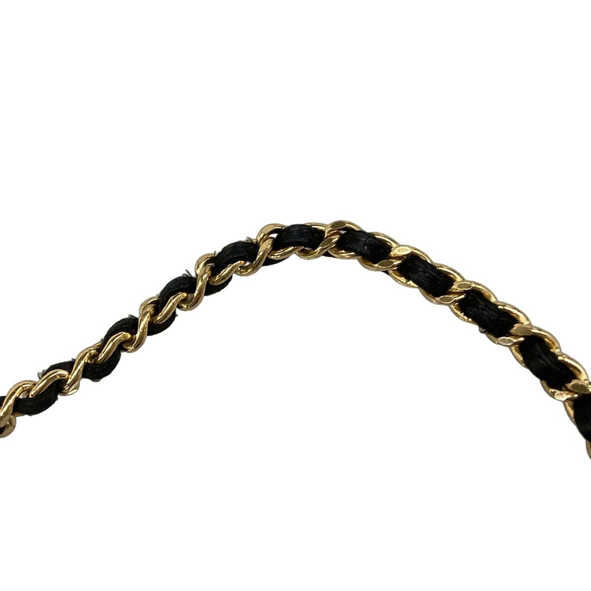 Chanel Clutch Black Mini Bag Flap Turnlock Chain Handle Gold — view 9
