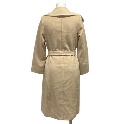 Max Mara Coat 36 S Manuela Light Beige Long Sleeve Autumn Winter — view 2