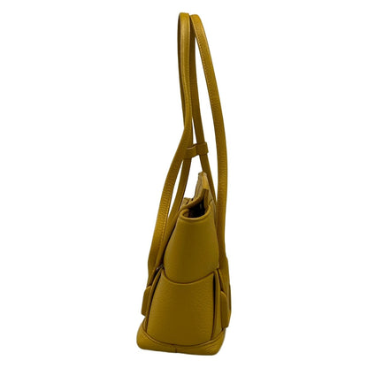 Bottega Veneta Shoulder Bag Smallsa Arco Dark Yellow Leather — view 4
