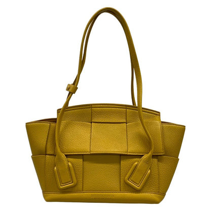 Bottega Veneta Shoulder Bag Smallsa Arco Dark Yellow Leather
