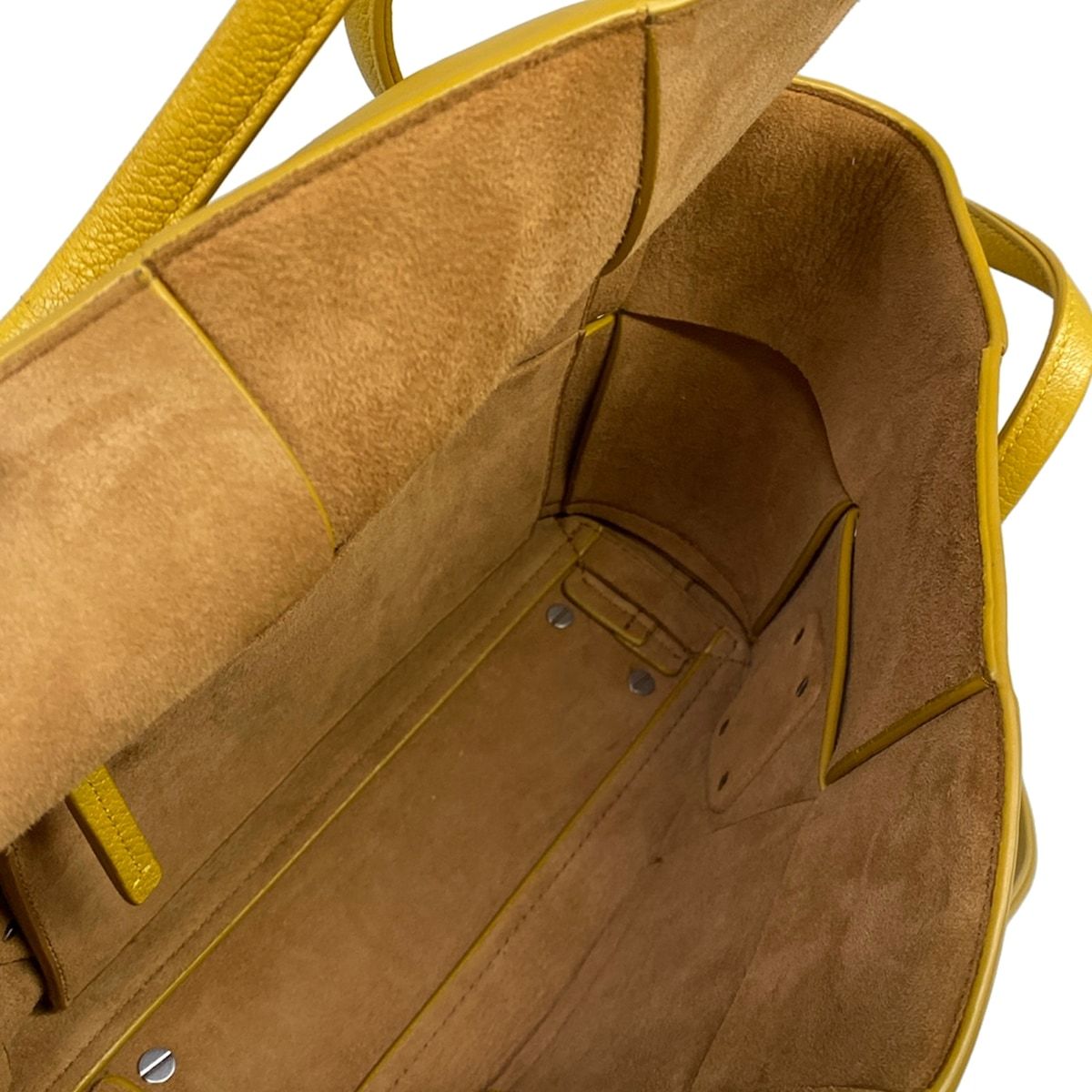Bottega Veneta Shoulder Bag Smallsa Arco Dark Yellow Leather — view 7