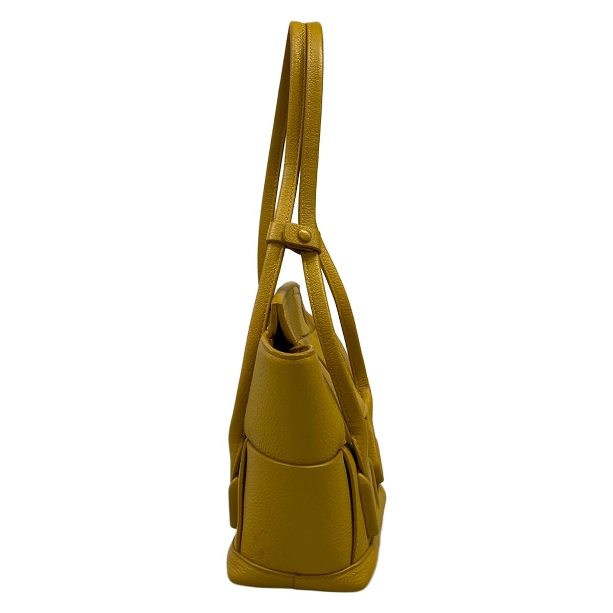 Bottega Veneta Shoulder Bag Smallsa Arco Dark Yellow Leather — view 2