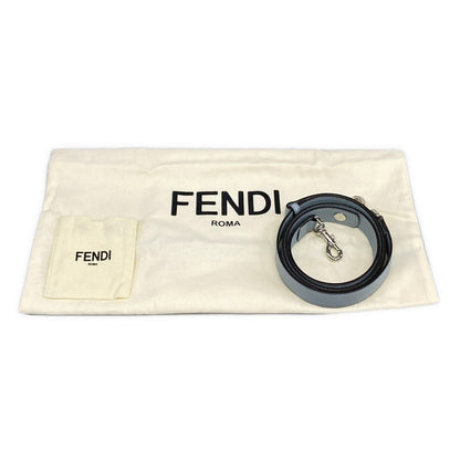 Fendi Handbag by the Way Light Blue Leather — view 8