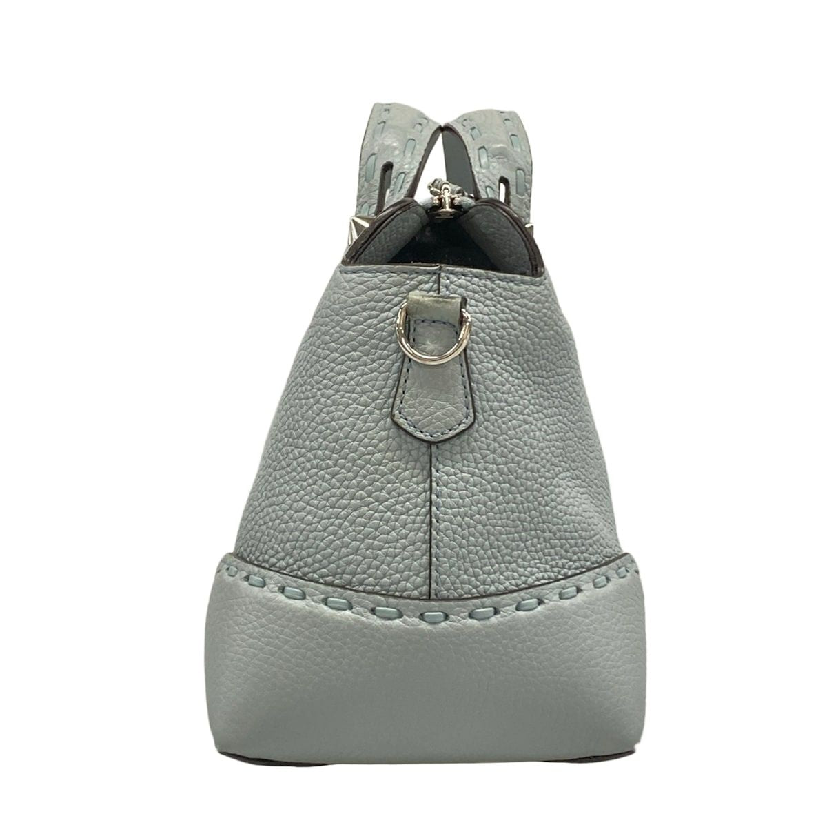 Fendi Handbag by the Way Light Blue Leather — view 2