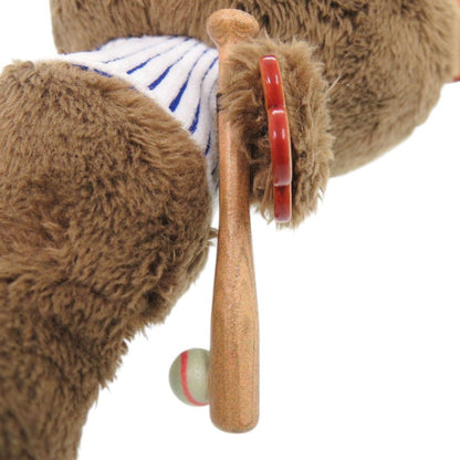 Louis Vuitton Bear Baseball Faux Fur Brown Key Holder Bag Charm — view 5