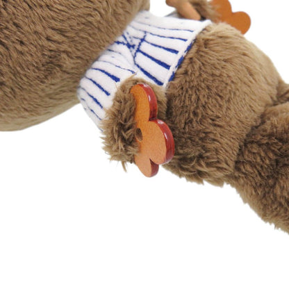 Louis Vuitton Bear Baseball Faux Fur Brown Key Holder Bag Charm — view 6