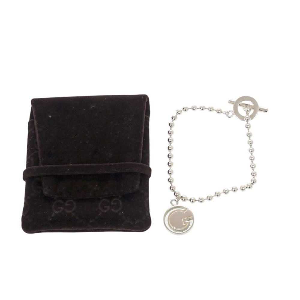 Gucci Charm Ball Chain Bracelet 925 Sterling Silver — view 2