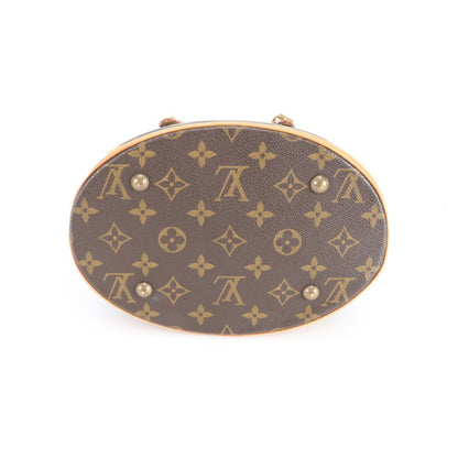 Louis Vuitton Monogram Bucket PM Leather Tote Shoulder Hand — view 5