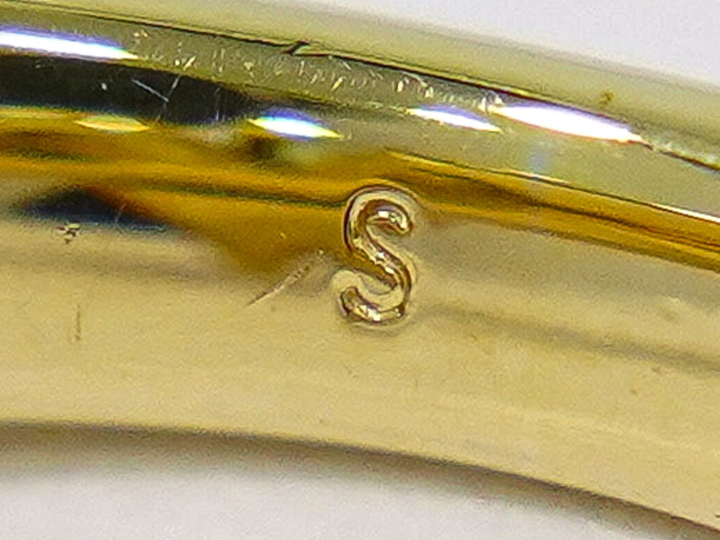 Louis Vuitton LV Essential Strass Rhinestone Ring S Gold Plated — view 7