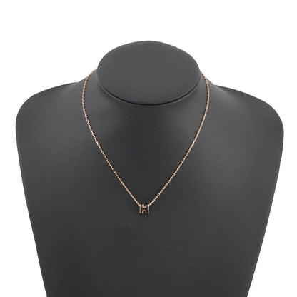 Hermes Necklace Mini Pop Black Pink Gold — view 4