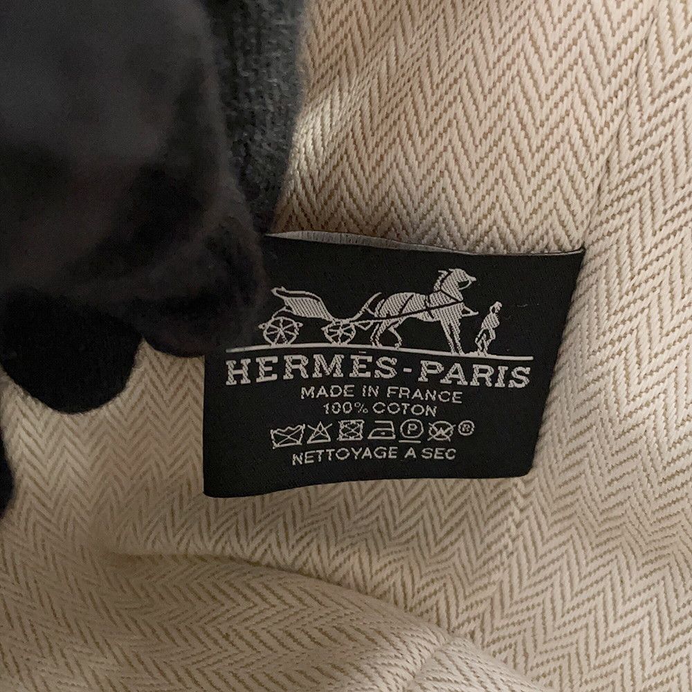 Hermes Pouch Bride-a-Brac PM Natural Silver Canvas Case — view 7
