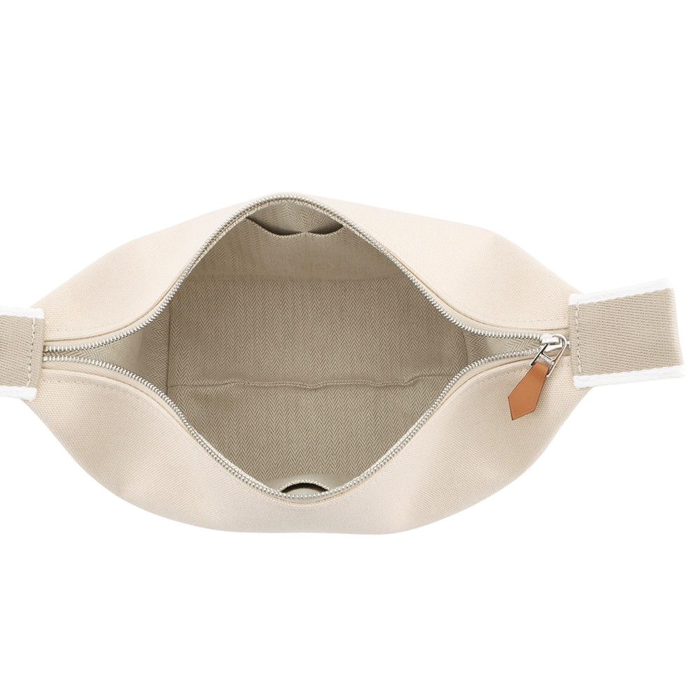 Hermes Pouch Bride-a-Brac PM Natural Silver Canvas Case — view 4