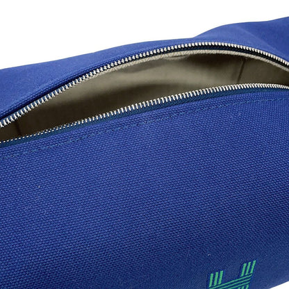Hermes Pouch Bride-a-Brac PM Marine Silver Canvas Case — view 5