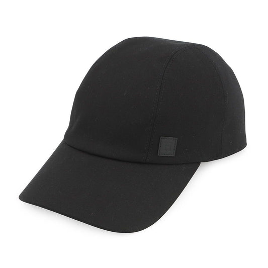 Hermes Cap Miles Cotton 58 Hat Black