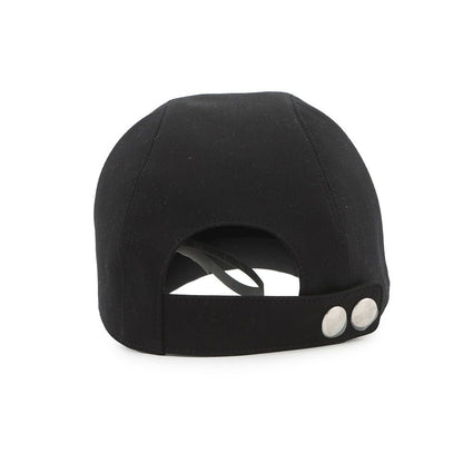 Hermes Cap Miles Cotton 58 Hat Black — view 3