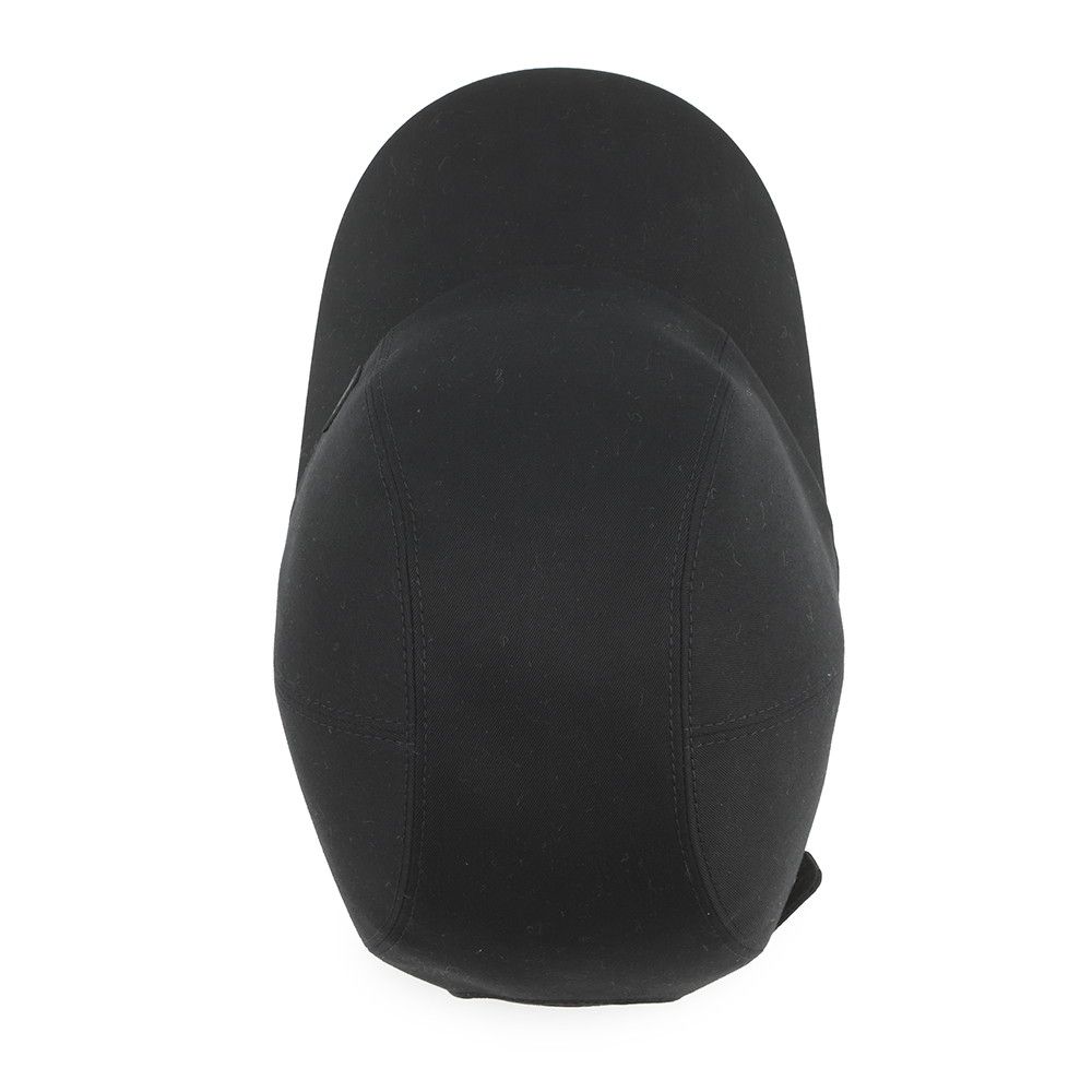 Hermes Cap Miles Cotton 58 Hat Black — view 4