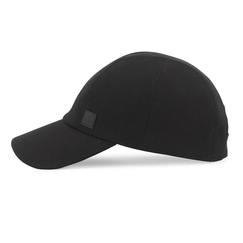 Hermes Cap Miles Cotton 58 Hat Black — view 2
