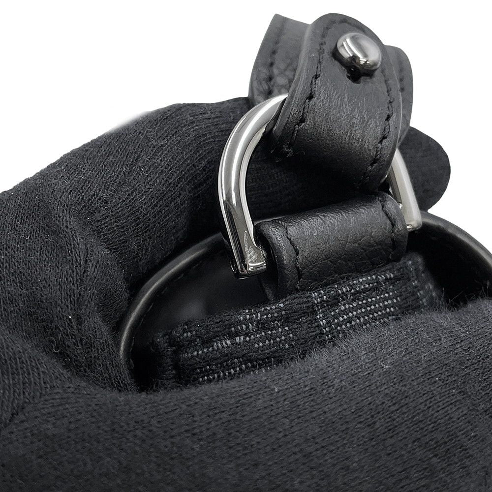 Dior Shoulder Bag Oak Saddle Flap Messenger Mini Black Trotter — view 9