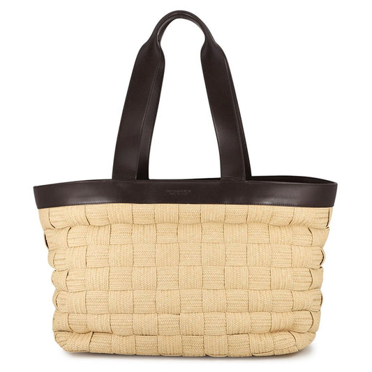 Bottega Veneta Tote Intrecciato Cassette Raffia Rough