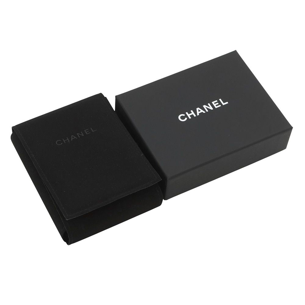 Chanel Necklace CC Logo Rhinestone Metal — view 8
