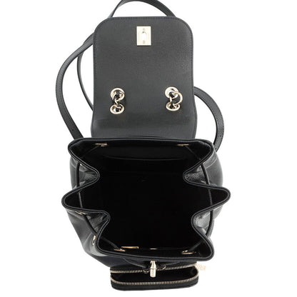 Chanel Backpack CC Logo Quilted Caviar Leather Black — view 5