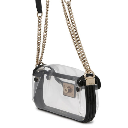 Chanel Chain Shoulder Bag Boy Mini Vinyl Black — view 2