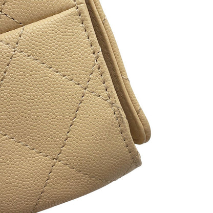 Chanel Chain Shoulder Bag CC Logo 25 Small Caviar Leather — view 6