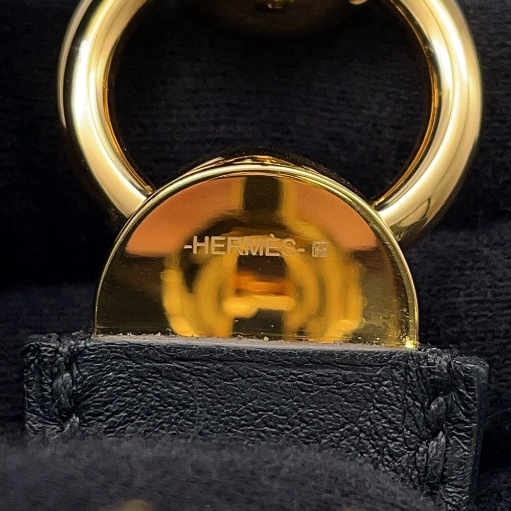 Hermes Bracelet Epi Ur Esquetre Black Gold Swift — view 9