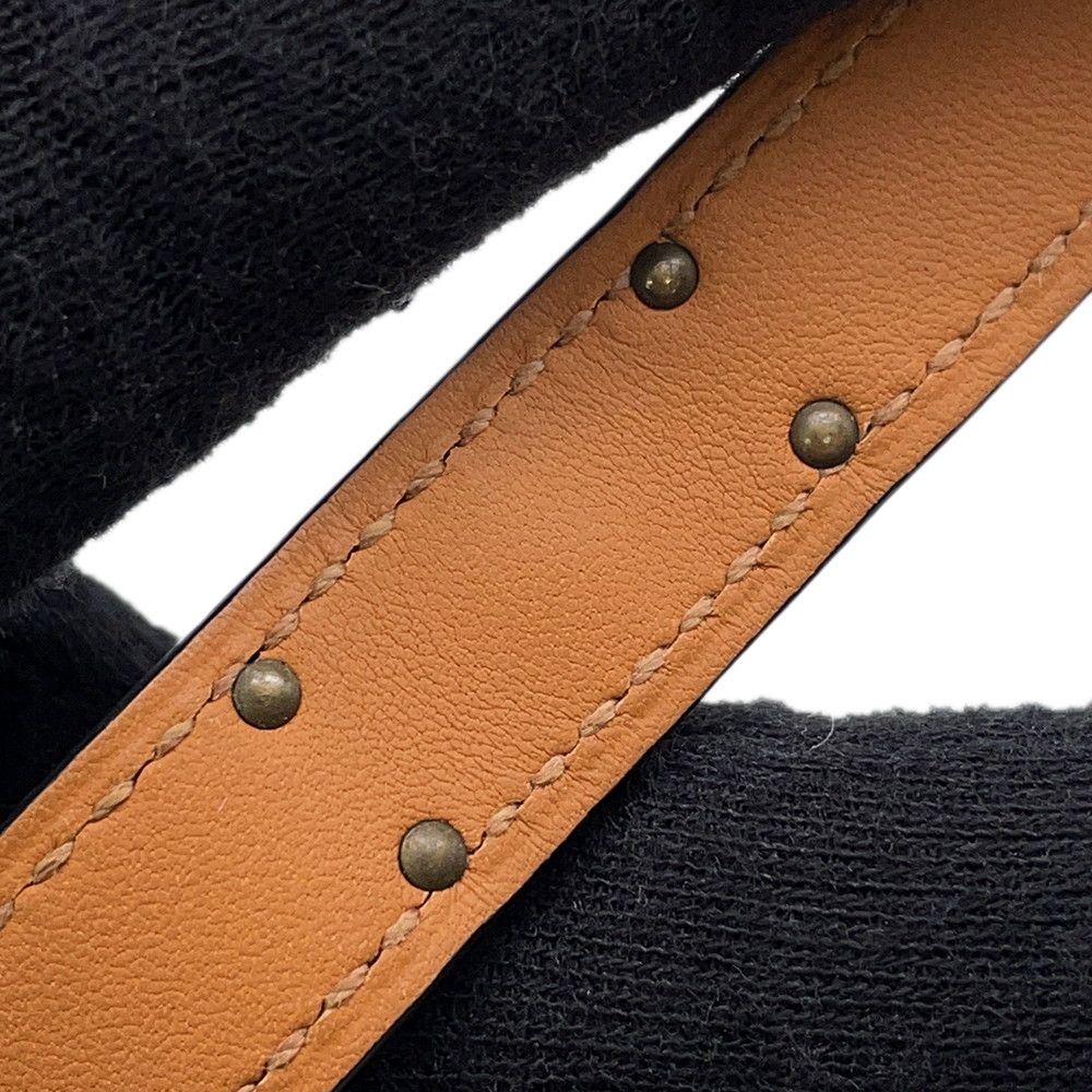 Hermes Bracelet Kelly Double Tour Black Silver Swift — view 7