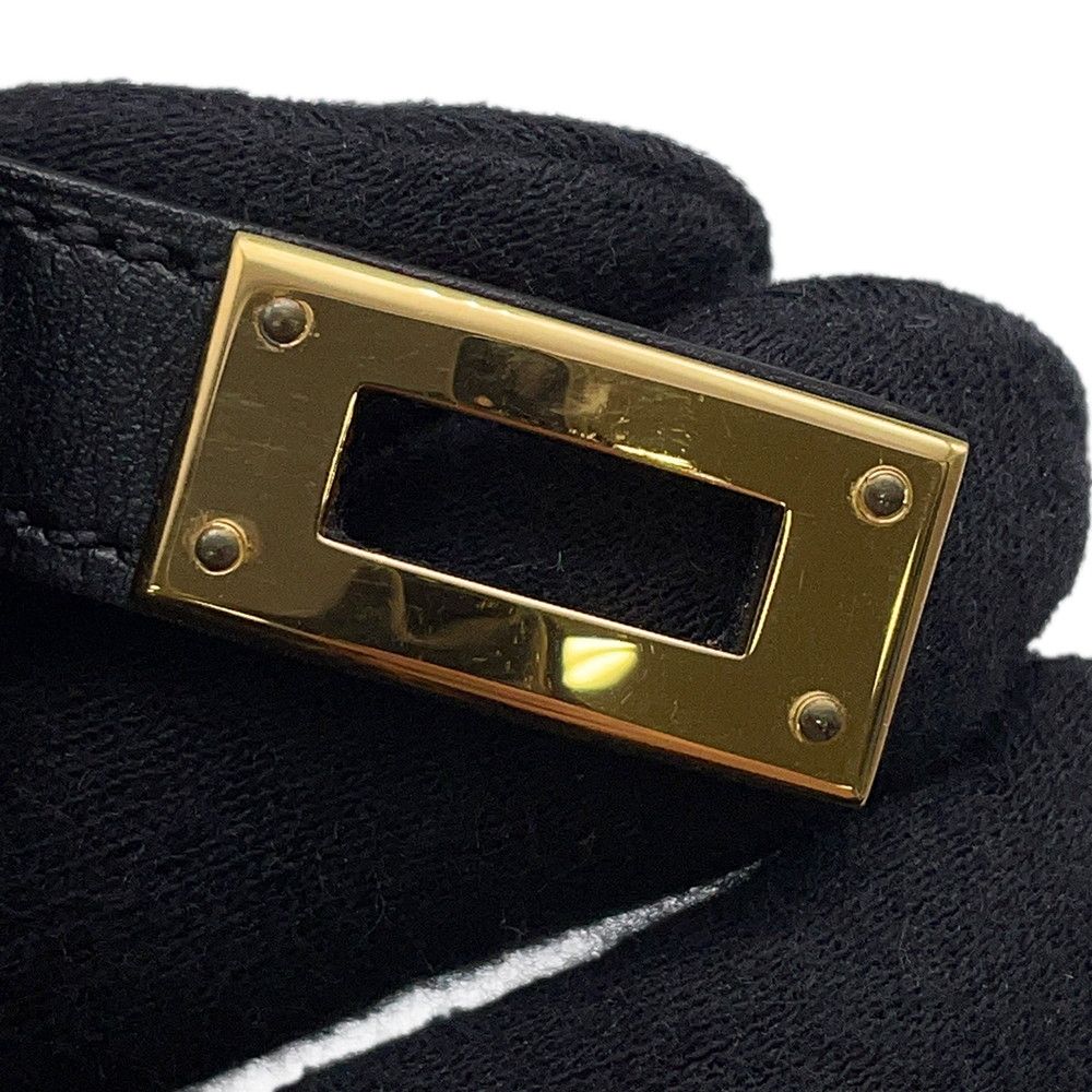 Hermes Bracelet Kelly Double Tour Black Silver Swift — view 8