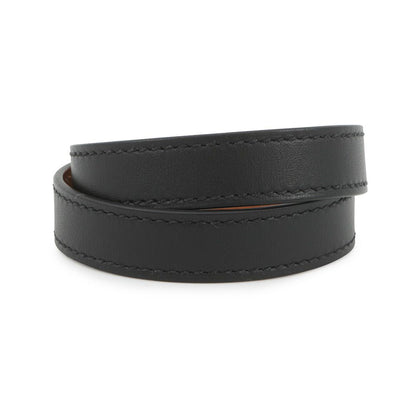 Hermes Bracelet Kelly Double Tour Black Silver Swift — view 3