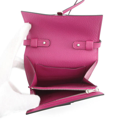 Hermes Wallet Cinetic to Go Rose Purple Silver Chevre Misor — view 6