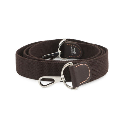 Hermes Shoulder Strap Garden Party TPM Brown Silver Canvas