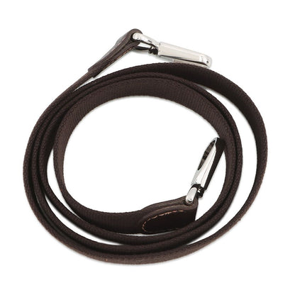 Hermes Shoulder Strap Garden Party TPM Brown Silver Canvas — view 3