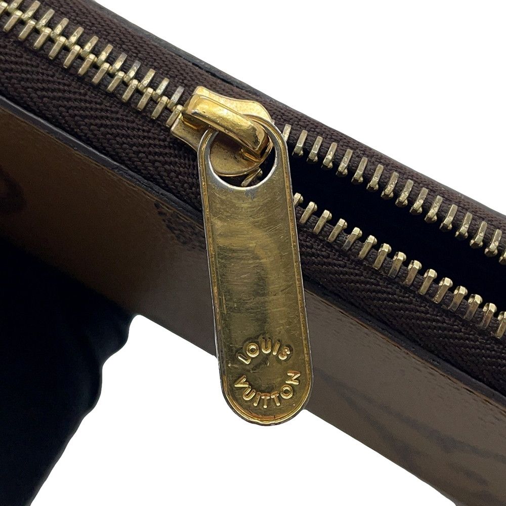 Louis Vuitton Wallet Zippy Monogram Giant Reverse Zip Around Black — view 5