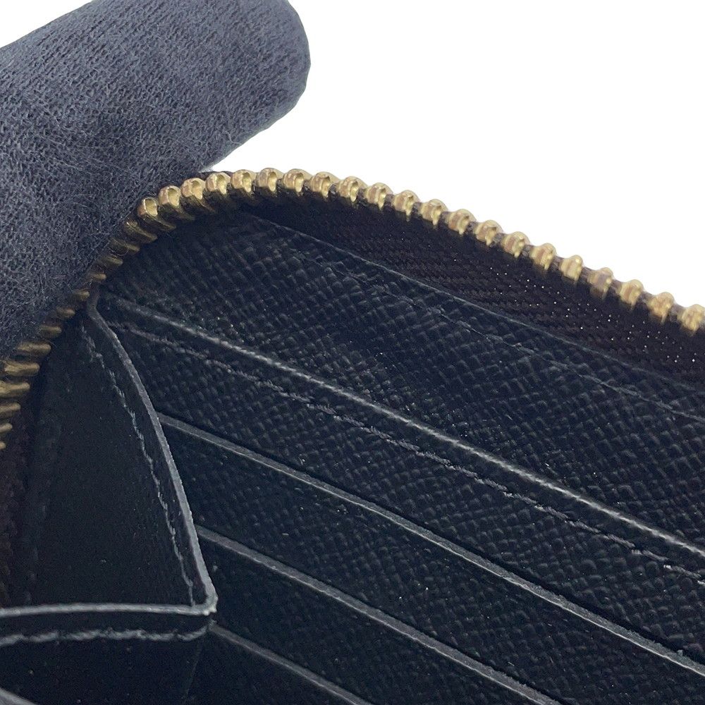Louis Vuitton Wallet Zippy Monogram Giant Reverse Zip Around Black — view 7