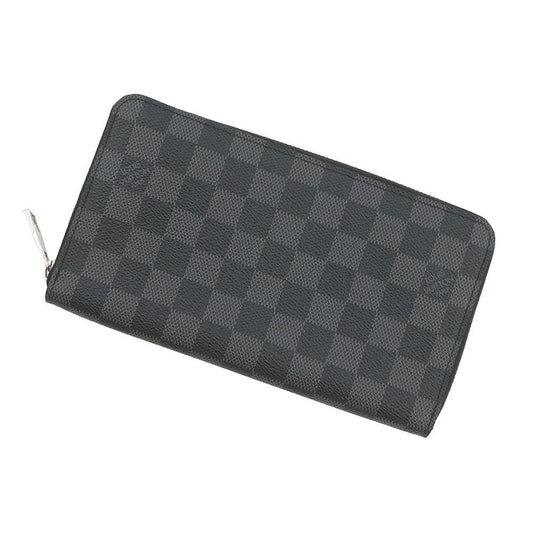 Louis Vuitton Wallet Damier Graphite Zippy Organizer Black