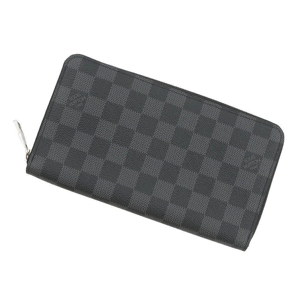 Louis Vuitton Wallet Damier Graphite Zippy Organizer Black