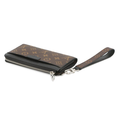 Louis Vuitton Wallet Monogram Macassar Zippy Dragonne Black — view 2