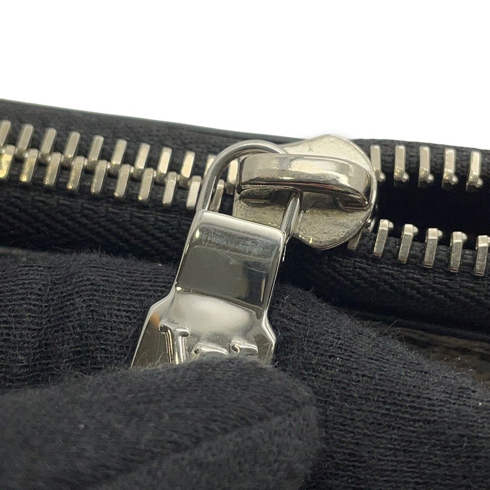 Louis Vuitton Wallet Monogram Macassar Zippy Dragonne Black — view 8