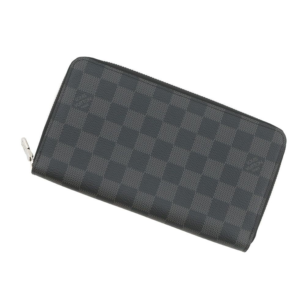 Louis Vuitton Wallet Damier Graphite Zippy Organizer NM Black