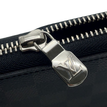 Louis Vuitton Wallet Damier Graphite Zippy Organizer NM Black — view 6