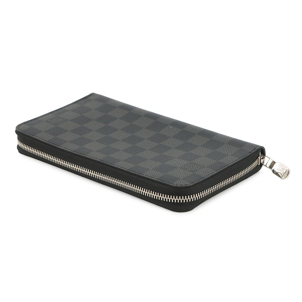 Louis Vuitton Wallet Damier Graphite Zippy Organizer NM Black — view 2