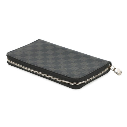 Louis Vuitton Wallet Damier Graphite Zippy Organizer NM Black — view 2
