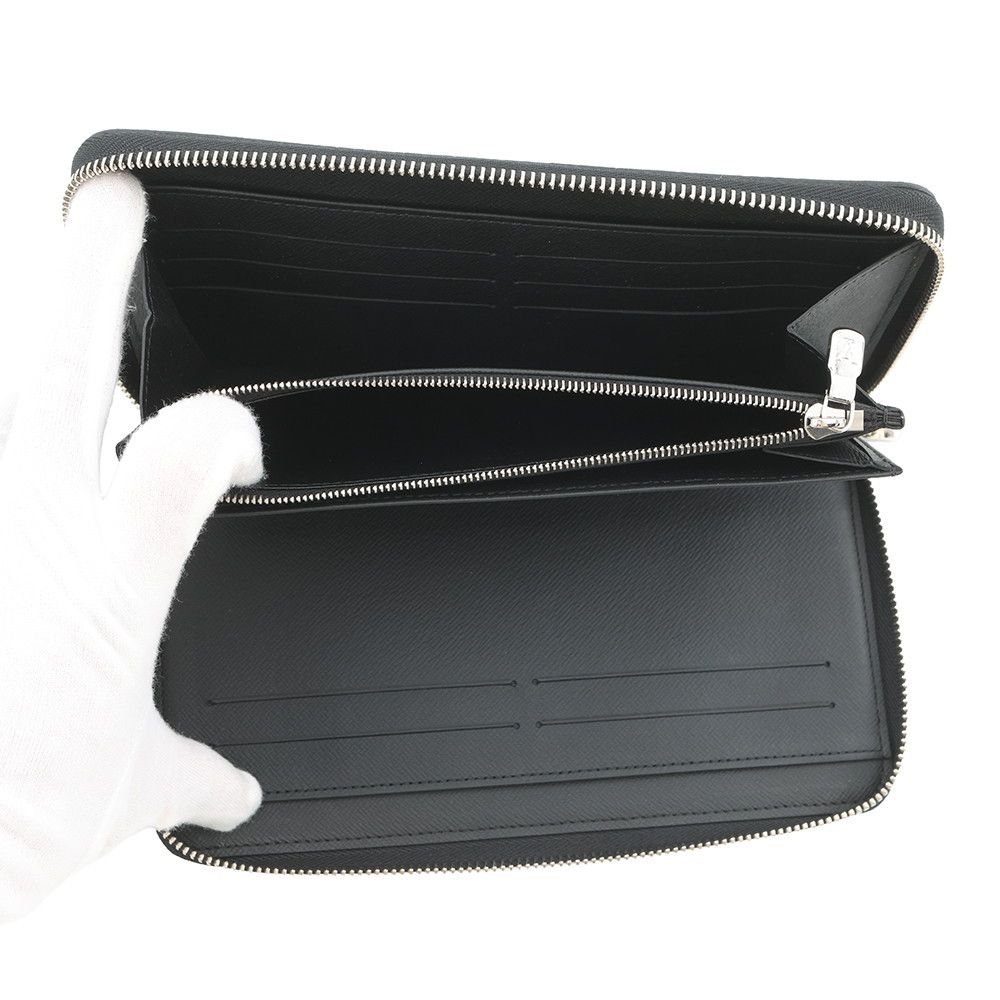 Louis Vuitton Wallet Damier Graphite Zippy Organizer NM Black — view 5